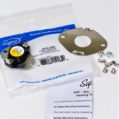 Supco SHL180 Heating Limit Thermostat Thermodisc With Flange Plate Adapter