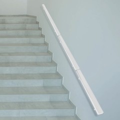 3.05M Stainless Stair Rail 101×9.8cm – Baking Paint Rectangle, Wall Mount US! US