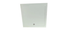Elmdor Metal Wall/Ceiling Access Panel Rounded Corners Galvanized 14” Squared