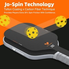 JOJOLEMON Pickleball Paddles, Carbon Fiber Pickleball Paddle with a 16mm Shar…
