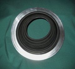 Flashers #3 Black EPDM Round Flexible Roofing Pipe Flashing *Fits Pipes 3″-4.75″