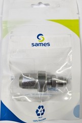 Sames / Kremlin Swivel fitting NG22 500Bar, MF 1/2 JIC, 129732425