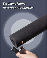 Pipe Insulation Tubing (3/4″ X 3/8″ X 6FT), 3/4″ ID Pipe Insulation Foam Tubing,
