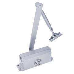 2 pcs Automatic Door Closer Two Independent Valves Control Sweep 25-45KG