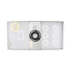 SECURMOUNT CM-201-S RECESSED CEILING T-BAR MOUNTING PLATE, WHITE