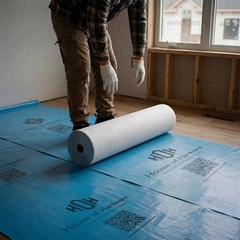 Floor Protection Roll 39″x164ft Self-Adhesive Anti-Slip Waterproof Paint Cover