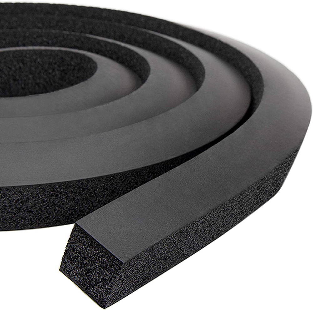 13Ft NBR+PVC Air Conditioner Foam Seal Insulating Strip 2 Roll 1 X 1 Inch 6.5 Fe