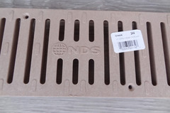 NDS 244 Spee-D 4″ Channel Deck Driveway Drain Grate 2 ft. Length Sand