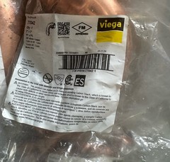 Viega ProPress 2 in 90° Copper Elbow Smart Connect, 8-Pack MPN 77042