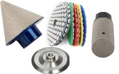 Fix Chipped Sink Hole Granite Quartz Tile Edge Repair & Enlarging Tool Kit 1-3/8