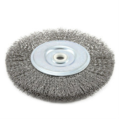 Forney Industries Wire Wheel, Crimped, 6 in x .012 in x 1/2 in – 5/8 in Arbor 7