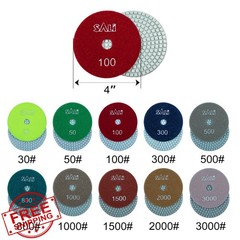 SALI 4″ Grit 3000 Diamond Polishing Pads 10 Pack