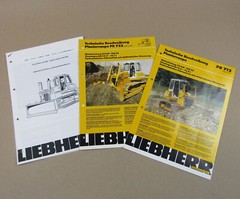 2x brochure Liebherr PR 722 712 Litronic 1991/93 + technical description