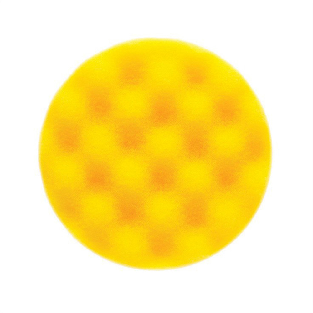 Mirka Abrasives MPADYF-3.25W Waffle Polishing Pad, 3-1/4 in Dia, Foam Pad, Yell