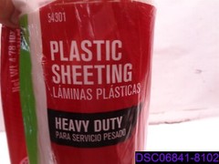Qty = 5: Ace Plastic Sheeting Heavy Duty 10′ x 25′ Each 1410670 Clear