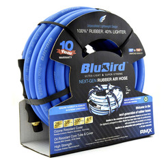 BluBird Rubber Air Hose Assembly 3/8″ x 25′ 10010361