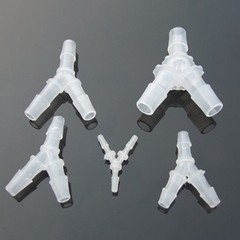 3-Way Y Type Tube Hose Pipe Joint Plastic Tube Connector Barbed 2.4mm~19.5mm