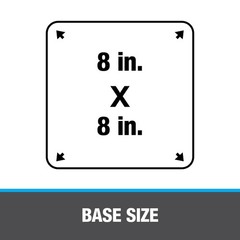 Oatey 1/4 in. to 4 in. Retro Master Flash 8 in. x 8 in. Base Roof Flashing
