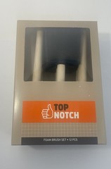 Top Notch Foam Brushes Set 2 Inch – 12 Piece New Foam Brush Set Crafts More