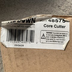 Core Cutter – Part #48575 Tie Down, Brand New!