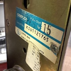 Simplex Lock Pushbutton Lock (I dk the code) I have two of these Schlage Lock