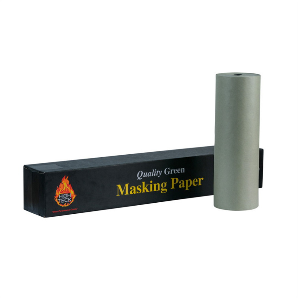 High Teck Products MP140G-24 Masking Paper, 24 in W x 400 ft L, Green, 35 lb Ba