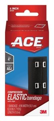 ACE Elastic Bandage, 207334, 4 in x 63.6 in (1.7 yds) (10.1 cm x 1.6 m)