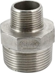 1.25″ – 3/4″ male NPT Hex Nipple Pipe Fitting Reducer Reducing Adapter Stainless
