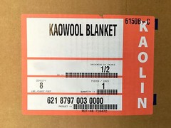 1/2″ Kaowool 12″x24″ Ceramic Fiber Blanket Insulation 8# Thermal Ceramics 2300F