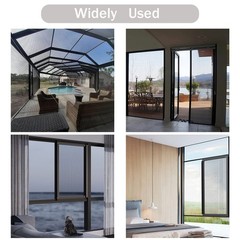 SAKURRY Window Screen Replacement Kit, 48” x 99” x 99”, Black