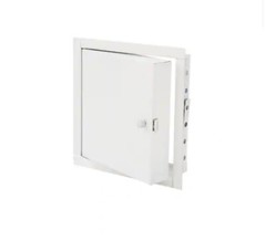 🔴Elmdor FRC24X24PC-DUL Fire Rated Access Door White Dual Purpose Lock‼️Scratch