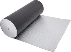 Reflective BLACK / SILVER FOAM CORE Insulation Radiant Barrier 60″X100′ 10MM R12