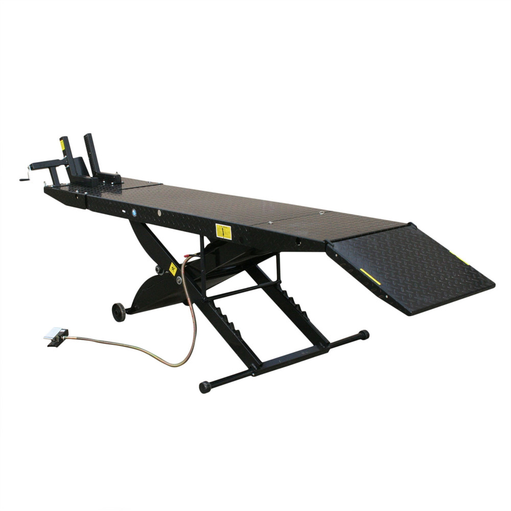 Atlas Automotive Equipment Cyclelift Air Operated Motorcycle Lift 1,000 lb. Cap