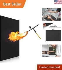 High Temp 9x12in Carbon Felt Insulation Blanket – Fire Protection Up to 1800°F