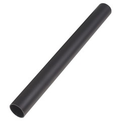 Feelers 1PCS Aluminum Tubing 1″ (25mm) OD x 7/8″ ID x 10″ – 1PC, Black