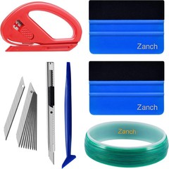 Zanch Knife-Less Tape for Vinyl Wrap Tool Kit, Knifeless Tape-5M-6PCS, Blue