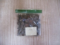 150 Vintage Copper Roofing Rivets, Pins, Clips – For Old Style Shingles & Siding