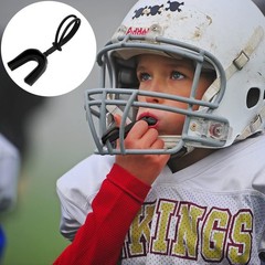 Dunzy 20 Pcs Strapped Mouth Guard Football Sports Mouthguard No Boil Mouthgua…