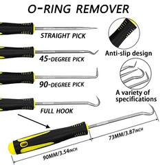 ZDBB 32 Size 1540 Pcs O Rings Assortment Kit Metric Nitrile Rubber black