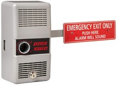 Emergency Door Exit Alarm Security System for Commercial Use Silver