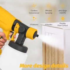 Portable Paint Electric Spray Gun for Fence Painting for Furniture