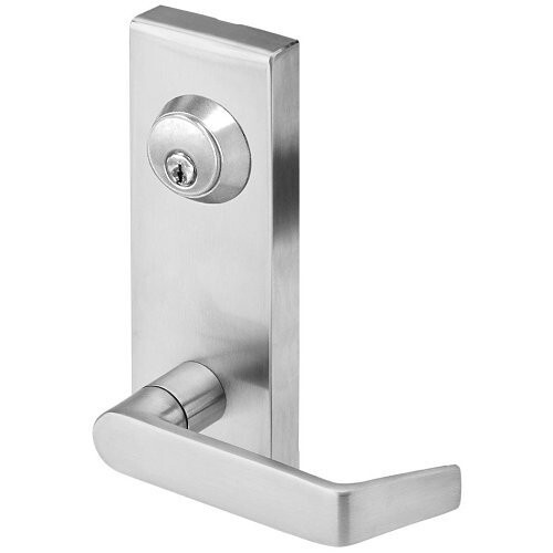 SDC EK08U SPECTRA S6000 Eclipse Style Exit Device Trim, Key Locks/Unlocks Lever