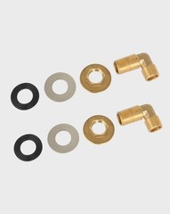 Phivan 1/2″ NPT Wall Mount Commercial Faucet Installation Kit, Solid Brass