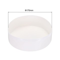 170mm(6.7 inch) Rubber End Caps, Round Vinyl Plug Insert, White