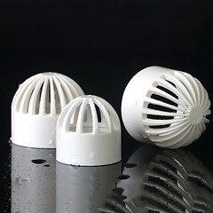 PVC Fish Tank Aquarium Pond Pool Pipe End Water Filter Cap Net Vent Terminal