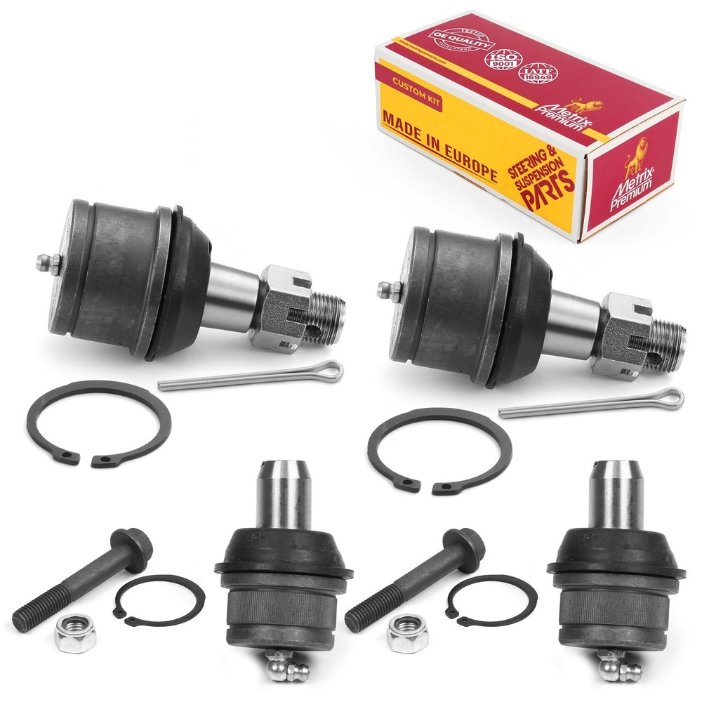 Metrix Premium Chassis Parts – 4 PC Front Upper & Front Lower Ball Joint Kit …