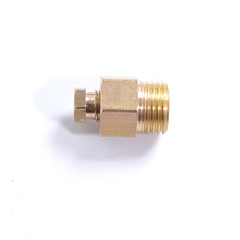 Brass Fitting Compression 4/6mm Tubing OD M4 – M10/ G/8 Connect Straight Through