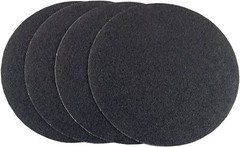 50 Pack 6″ inch Hook & Loop 60 Grit Sanding Discs Black Silicon Carbide