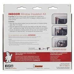 V75H Extra Large Indoor Window Insulation Shrink Kit 62″ x 210″ Clear