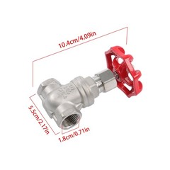 Female Threaded Stainless Steel Gate Valve DN15 1/2″ NPT Heavy Duty Wheel Handle